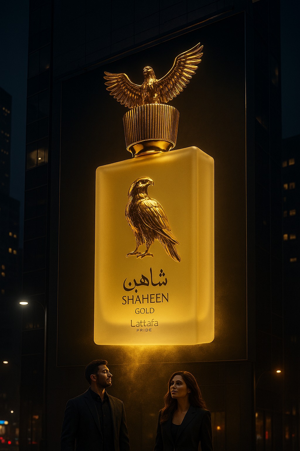 Shaheen Gold — 3D Billboard
